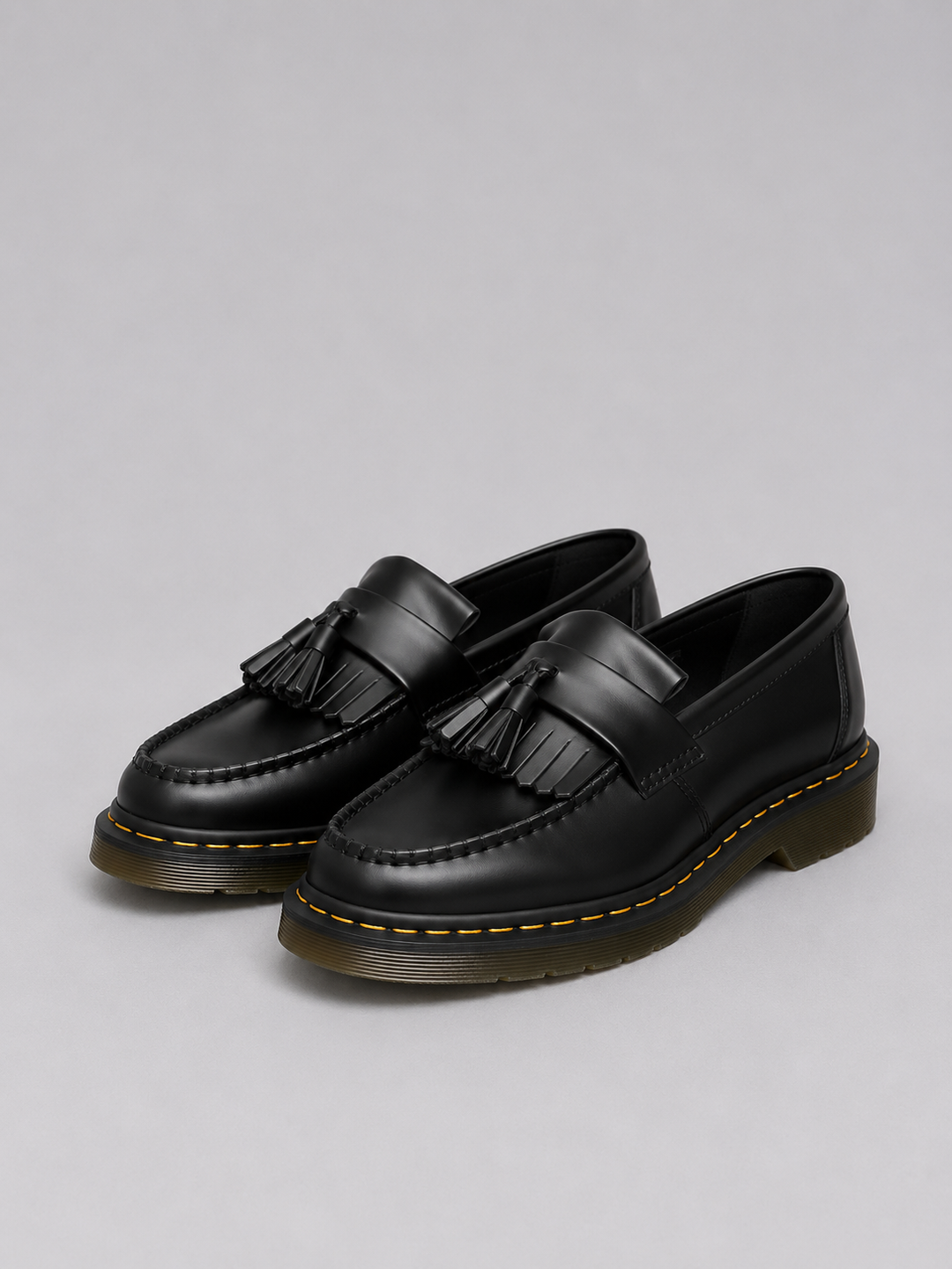 Men's Classic Leather Tassel Loafers Slip-On Shoes