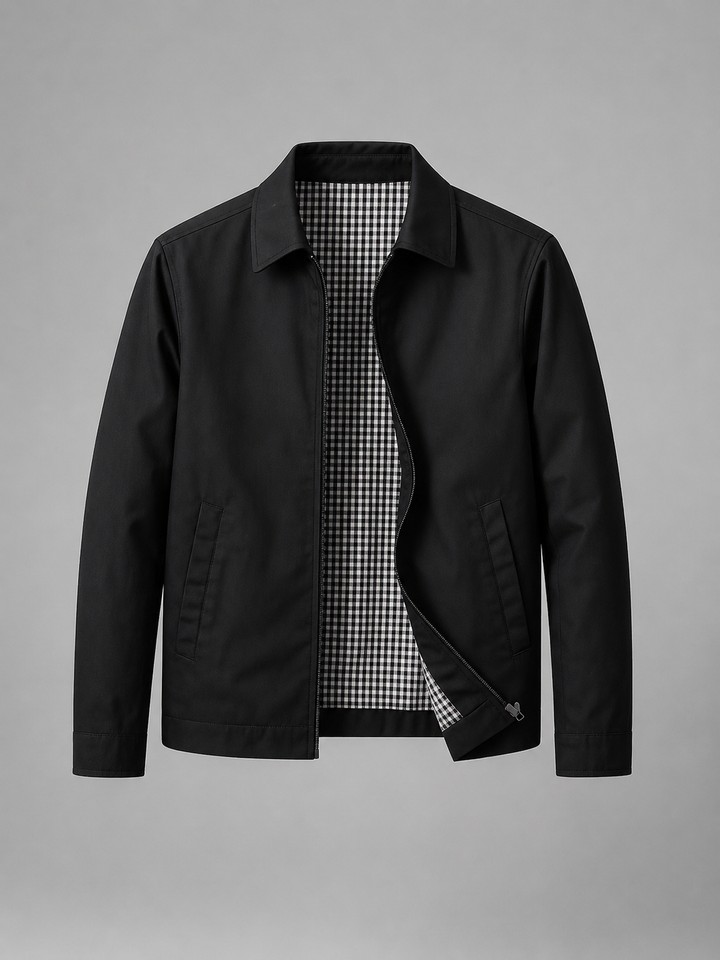 Men's Lightweight Zip-Up Casual Jacket