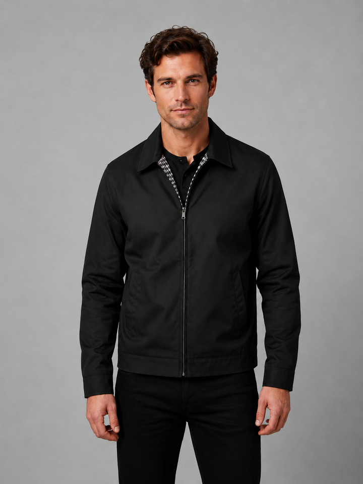 Men's Lightweight Zip-Up Casual Jacket