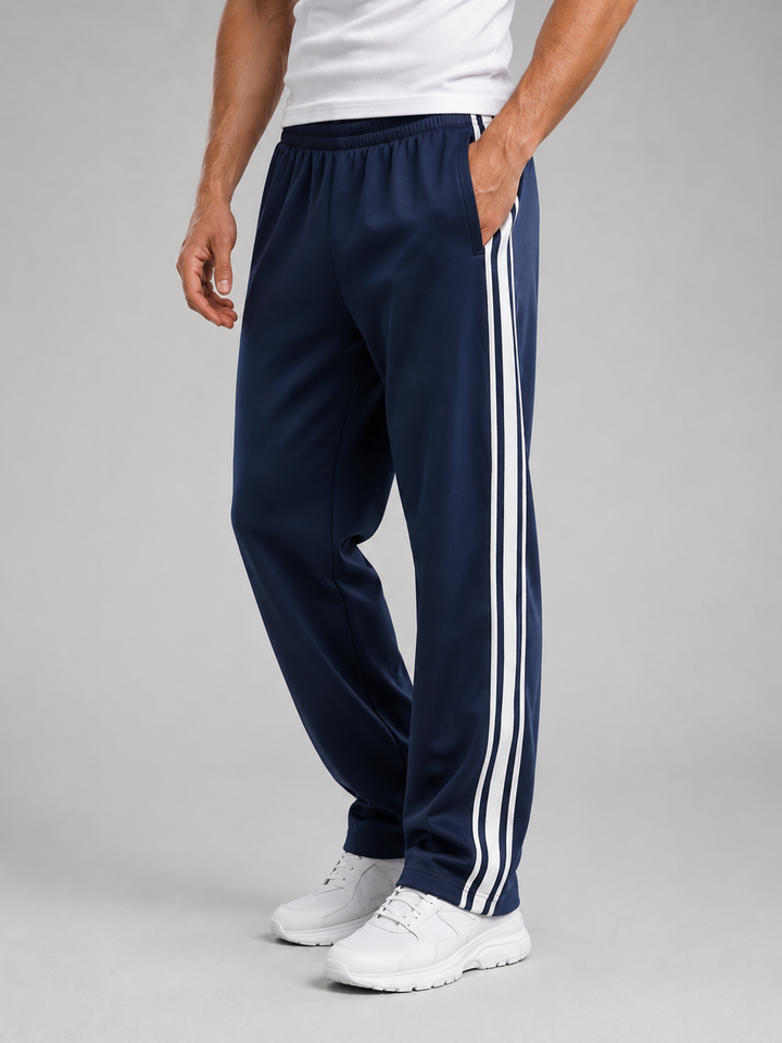 Men's Casual Relaxed Fit Track Pants with Pockets