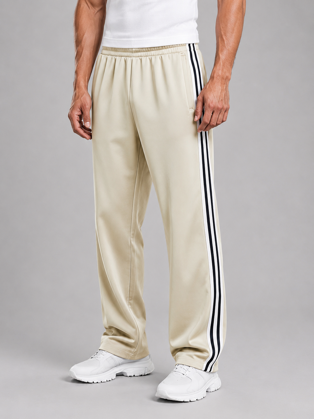 Men's Casual Relaxed Fit Track Pants with Pockets