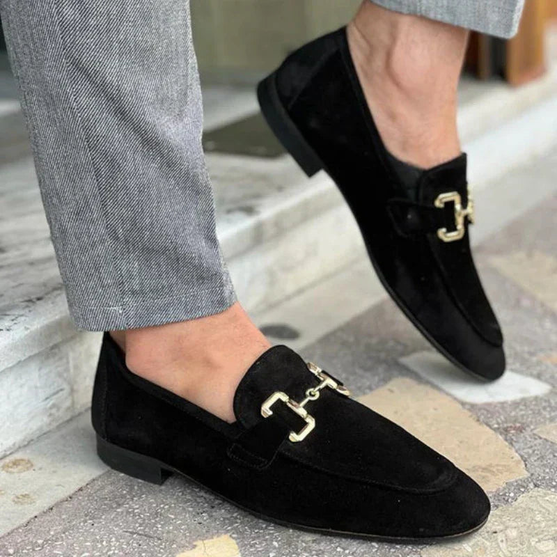 Mens Orthopedic Loafers Slip-On Closed Toe