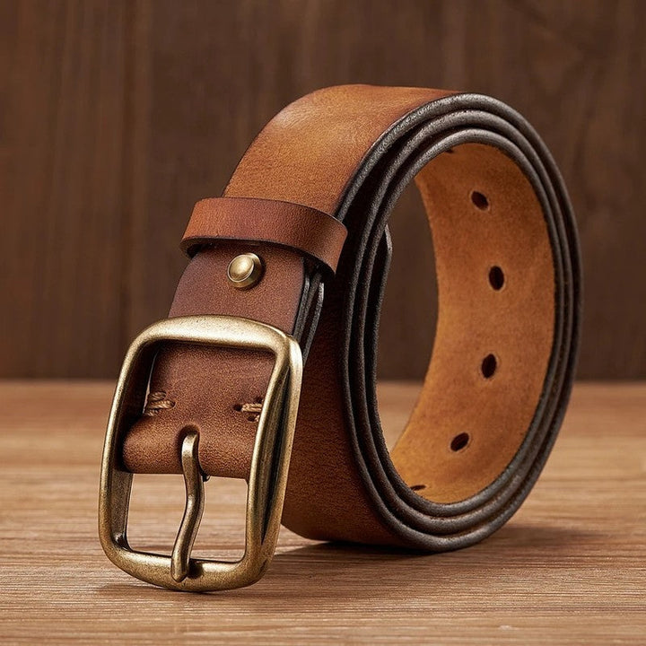 Mens Dress Belt Durable Material Vintage Style