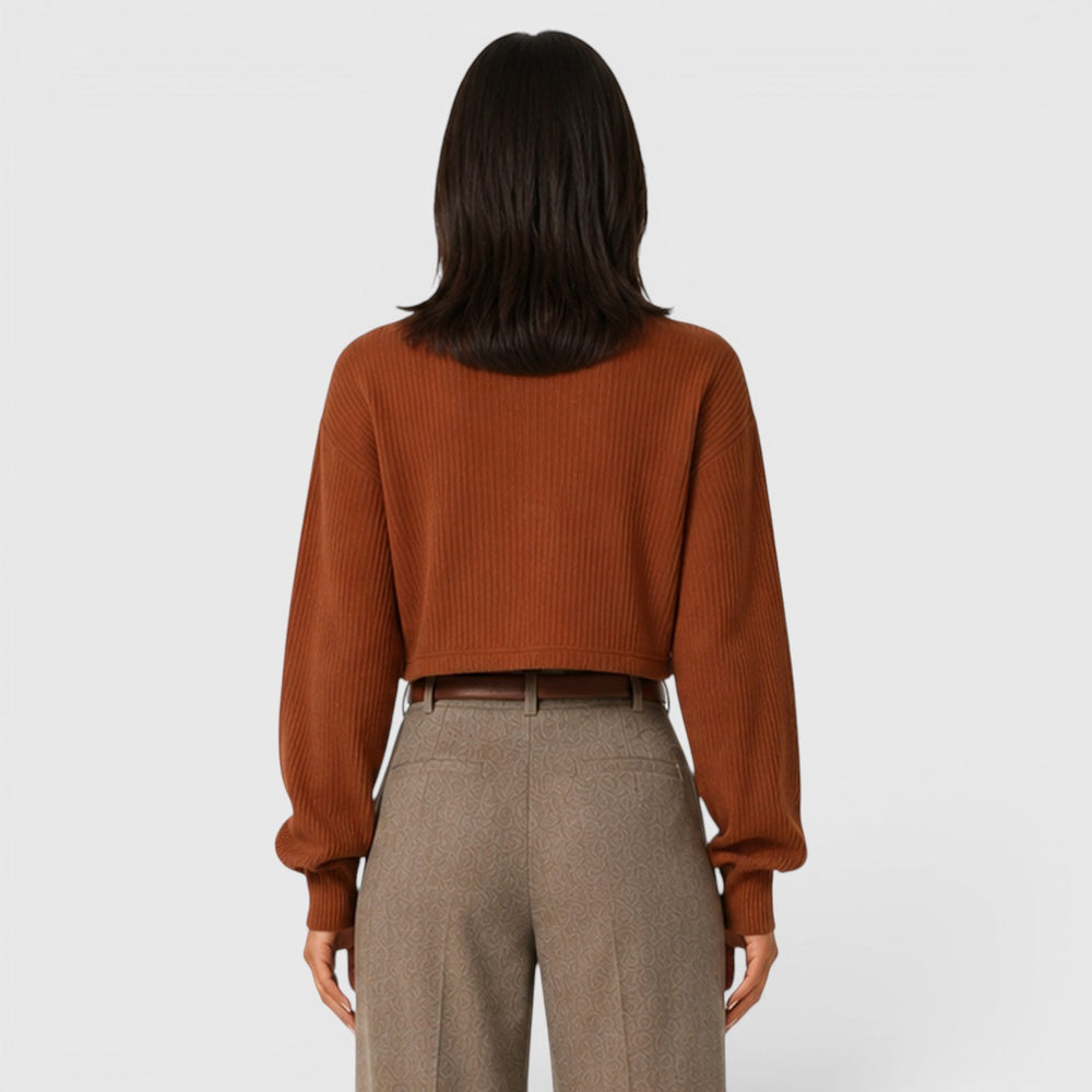 Women's Elegant Knit Roll Neck Jumper