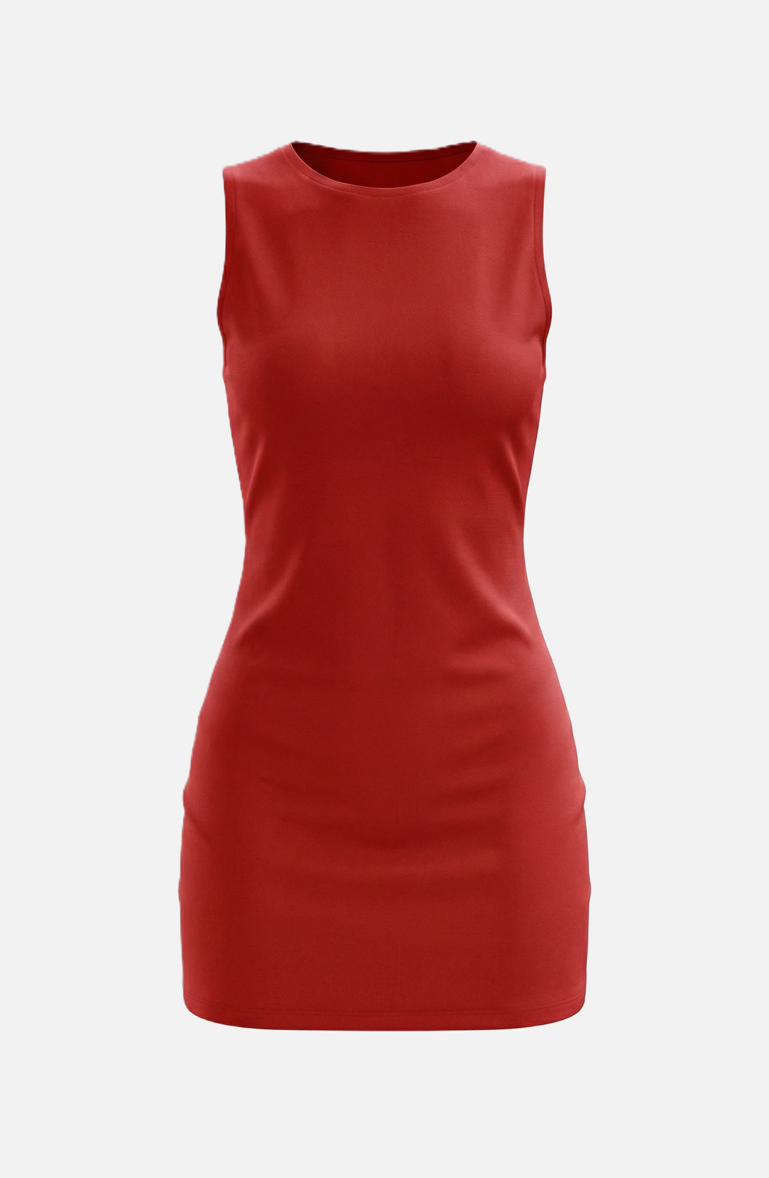 Womens Bodycon Mini Dress Ribbed Knit Sleeveless Stretch
