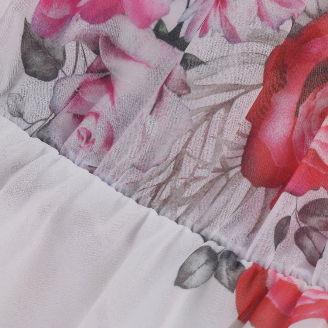 Siopie Women's Off Shoulder Floral Mini Dress