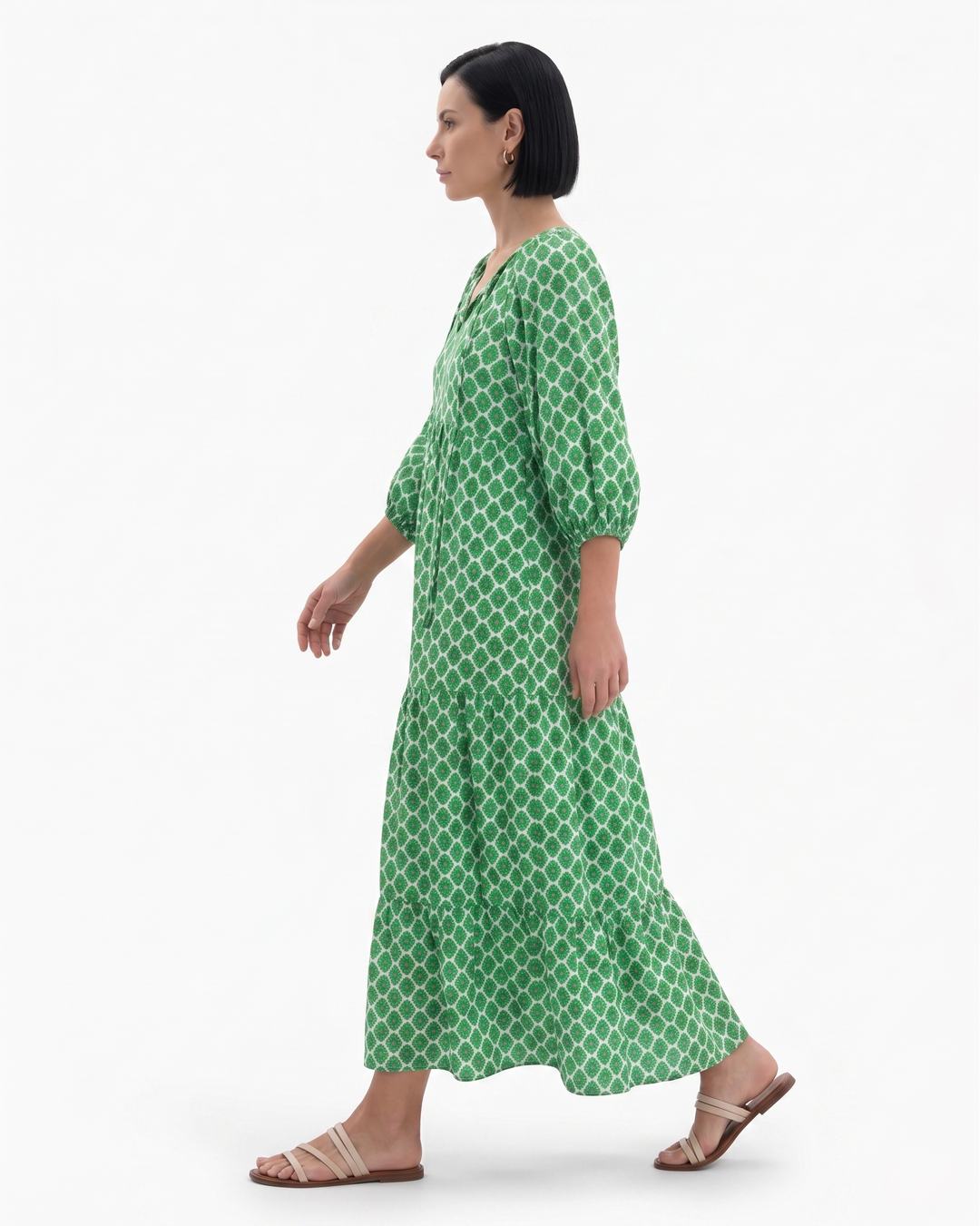 Womens Maxi Dress Bohemian Tiered Style