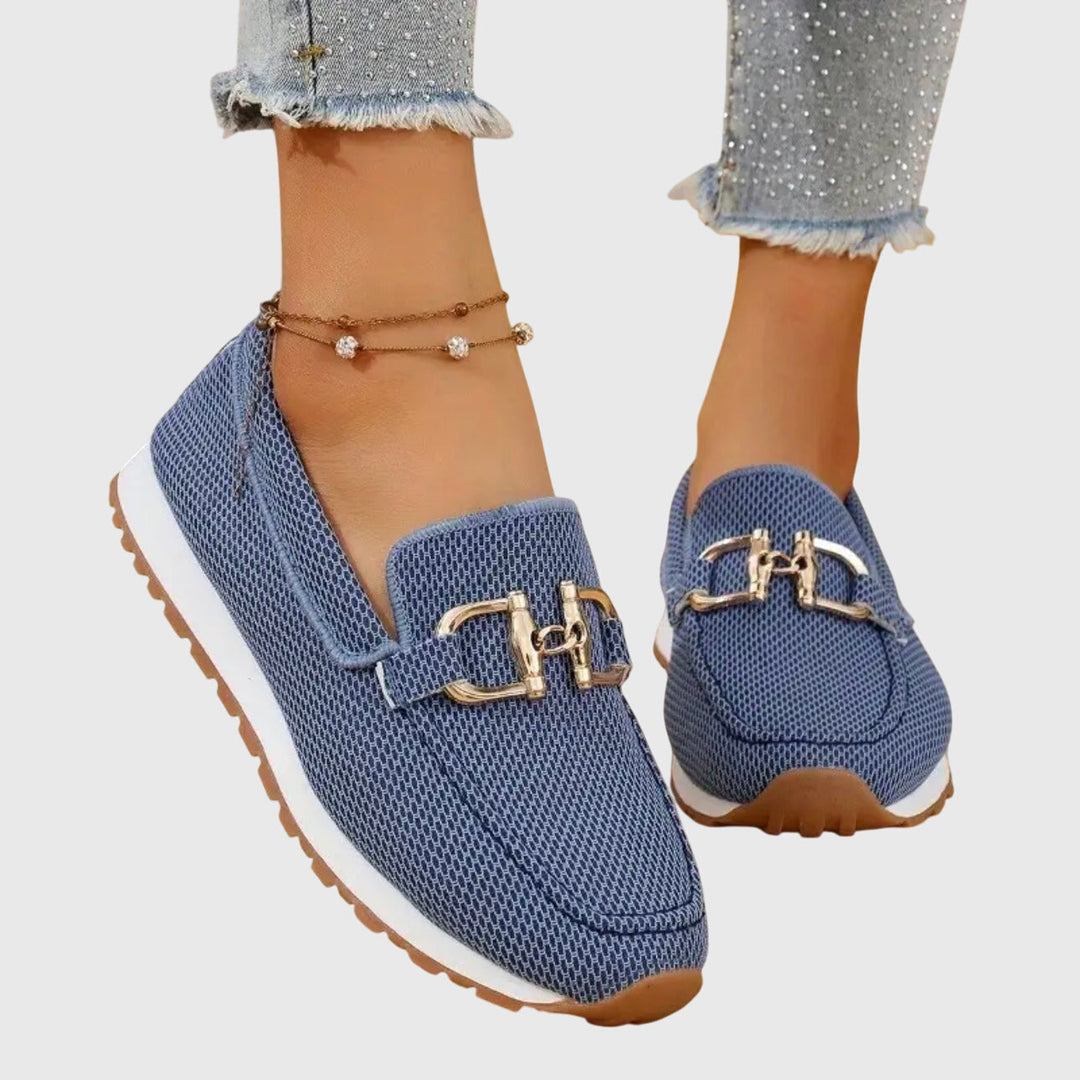 Women's Lightweight Breathable Leather Slip-On Loafers