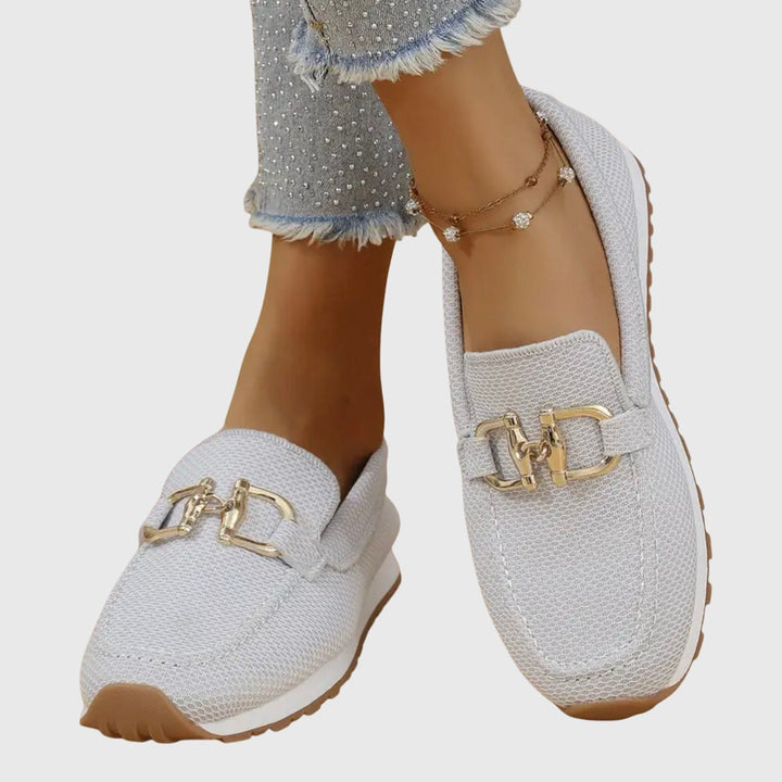 Women's Lightweight Breathable Leather Slip-On Loafers