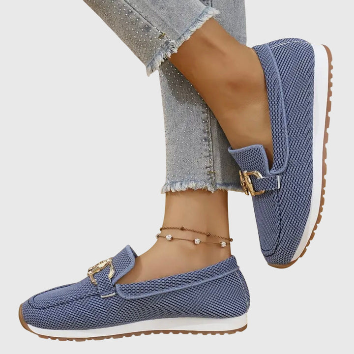 Women's Lightweight Breathable Leather Slip-On Loafers