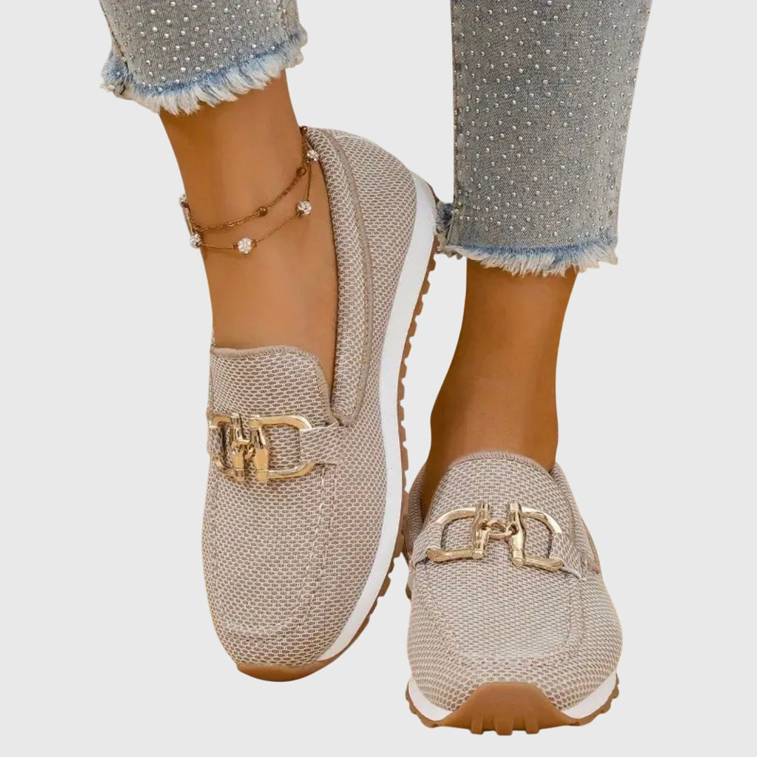 Women's Lightweight Breathable Leather Slip-On Loafers