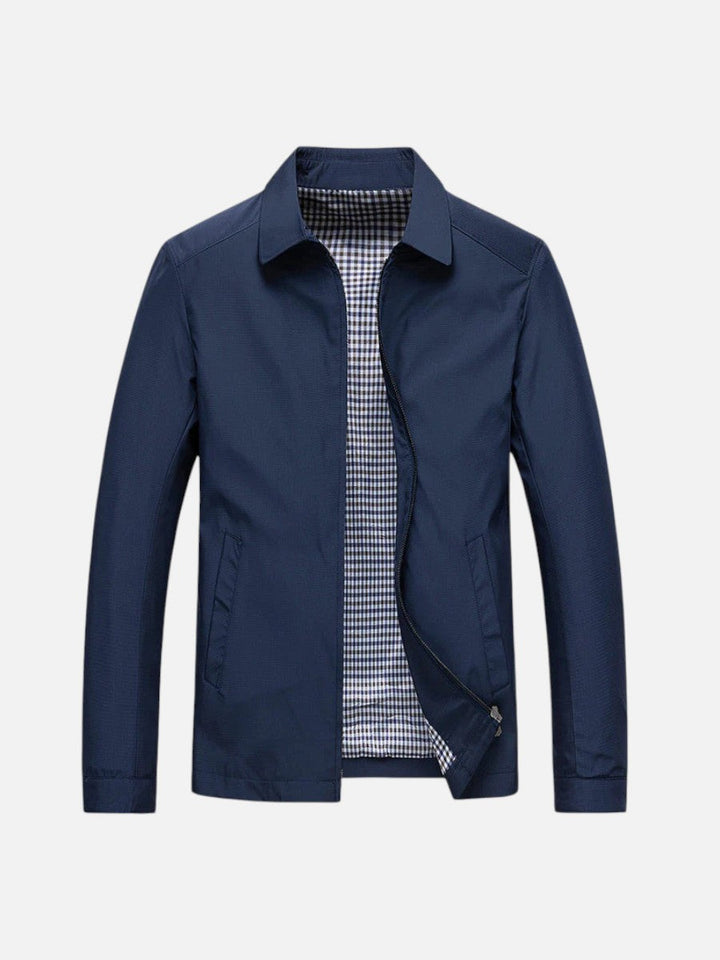 Men's Lightweight Cotton Zip Summer Jacket