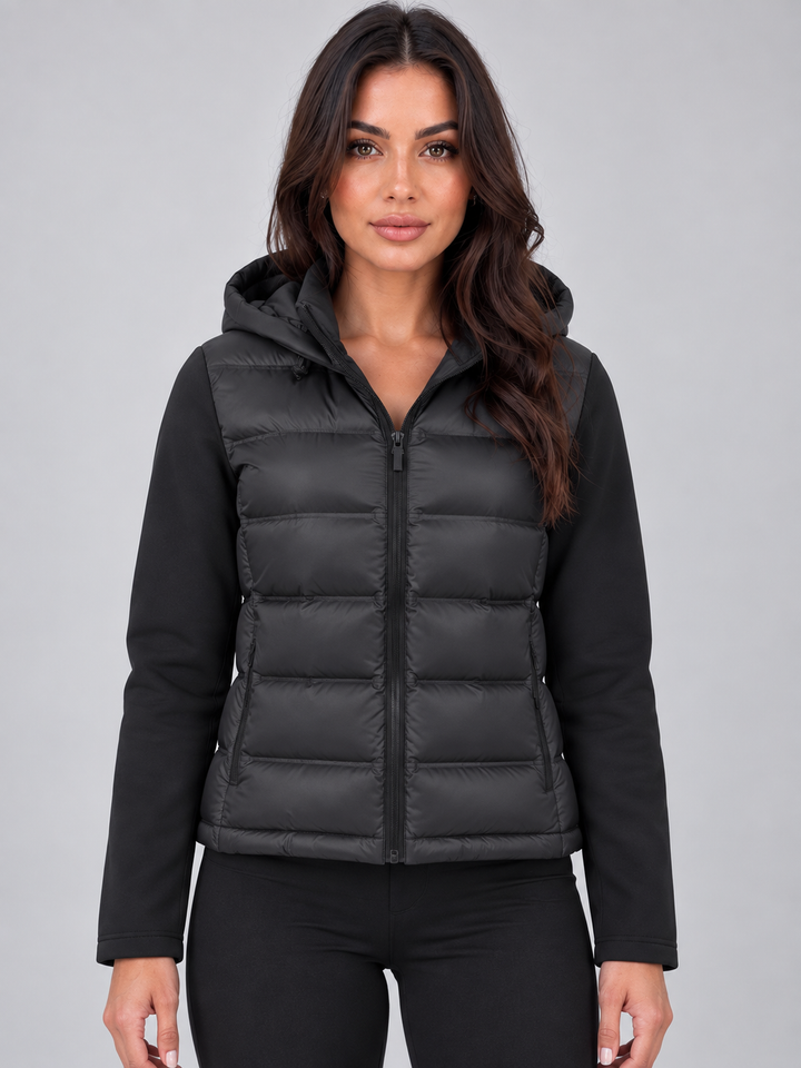 Women's Casual Quilted Hooded Puffer Jacket