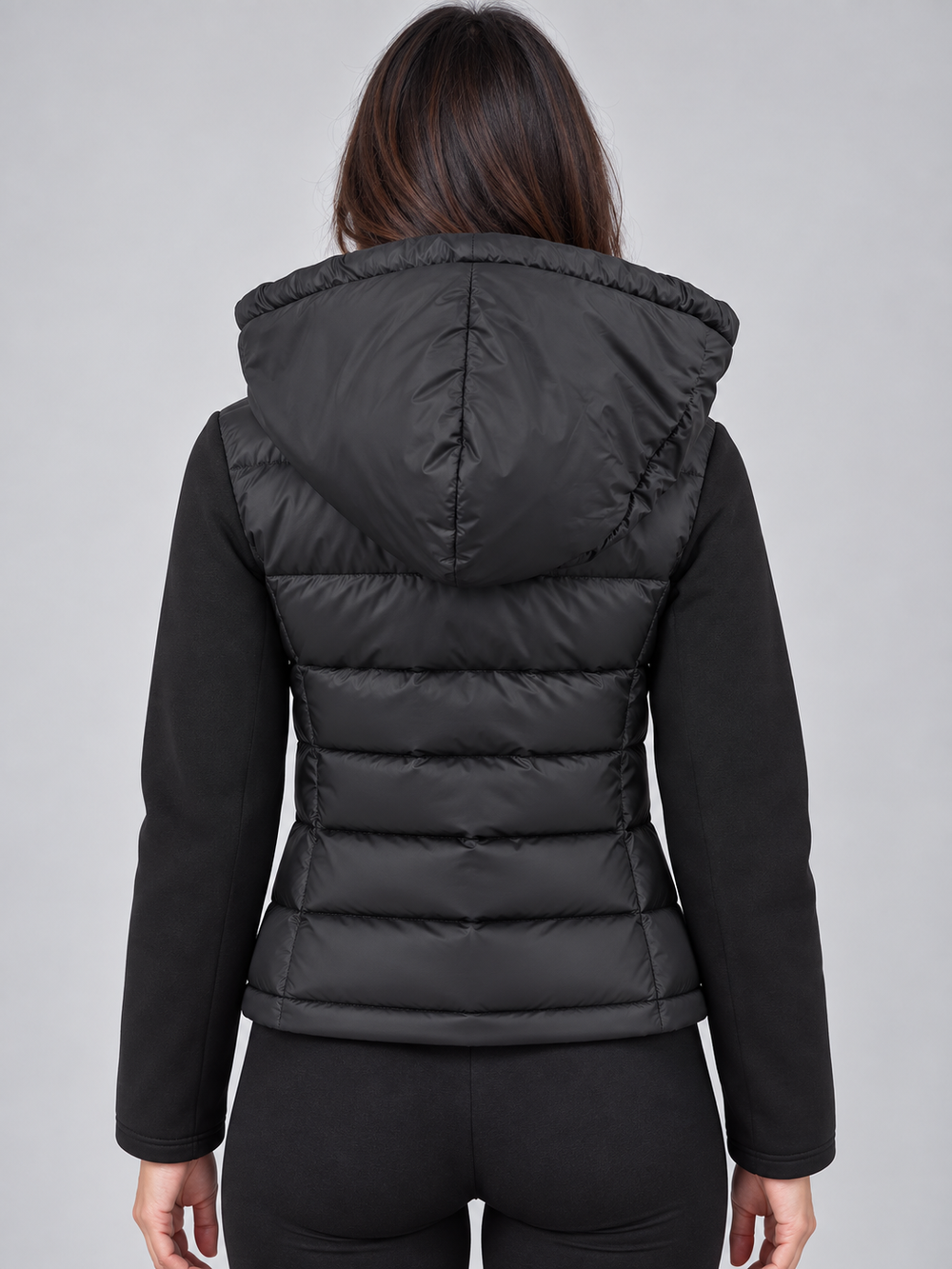 Women's Casual Quilted Hooded Puffer Jacket