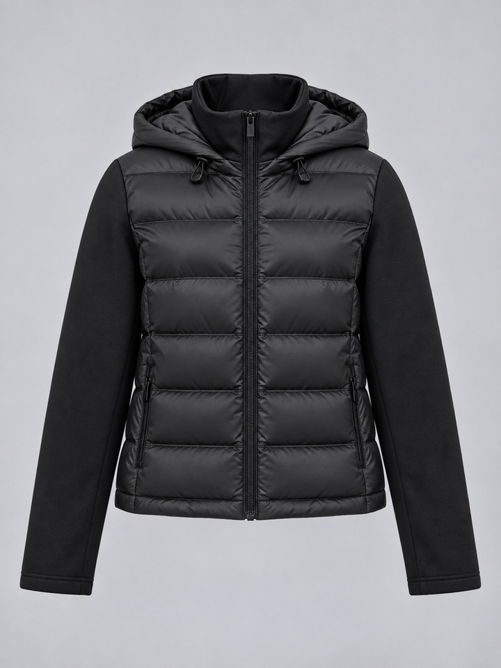 Women's Casual Quilted Hooded Puffer Jacket