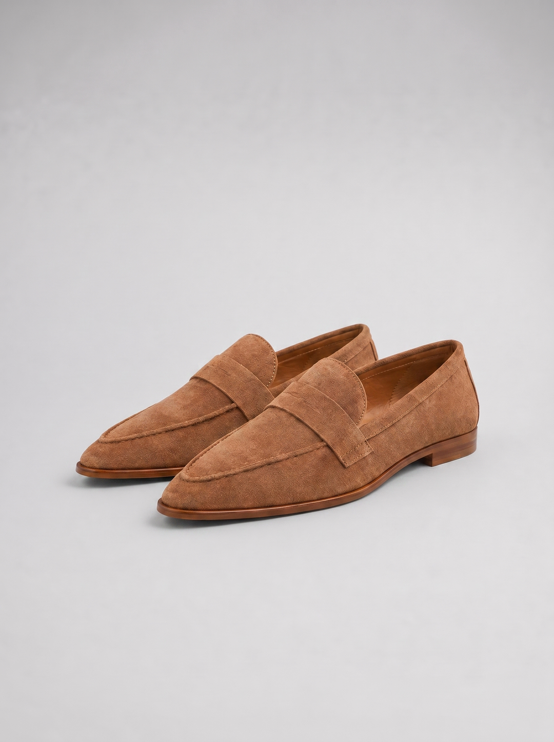 Women's Stylish Suede Pointed Toe Comfort Loafers