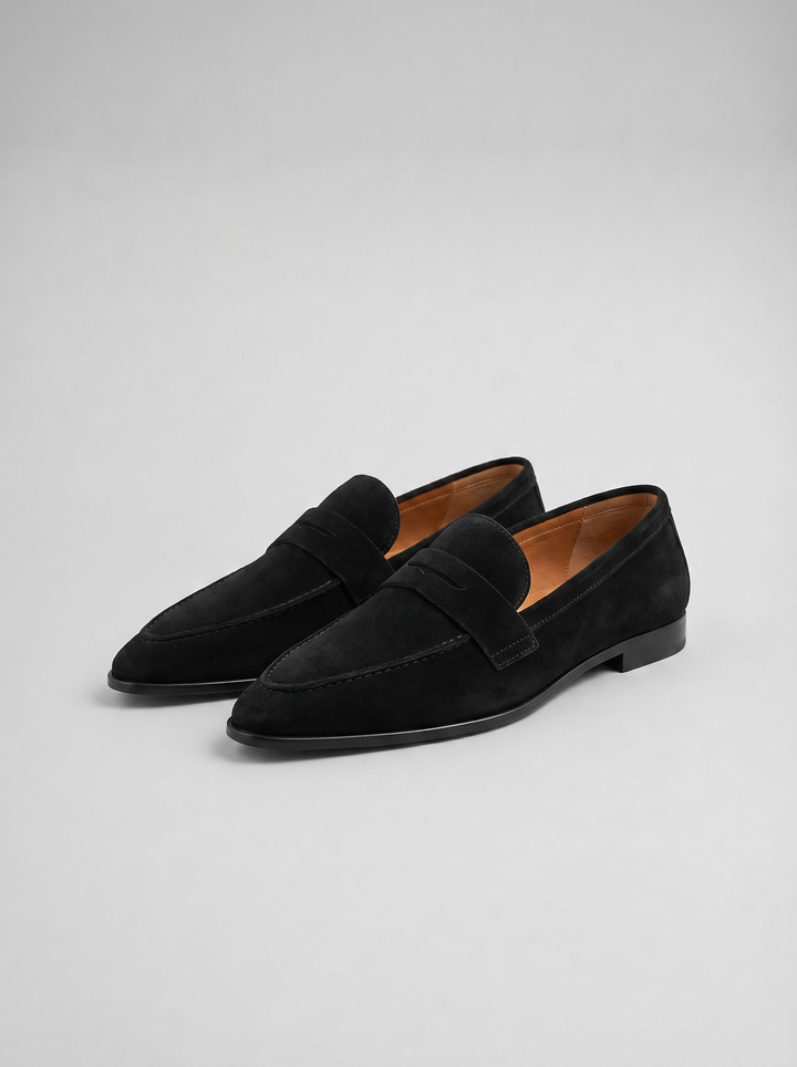 Women's Stylish Suede Pointed Toe Comfort Loafers