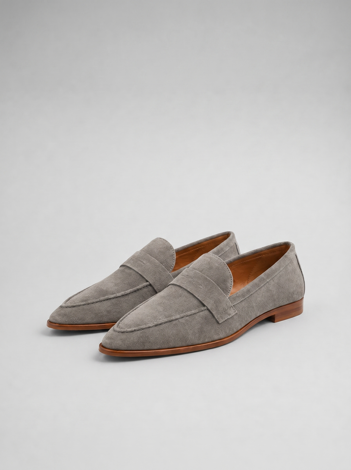 Women's Stylish Suede Pointed Toe Comfort Loafers