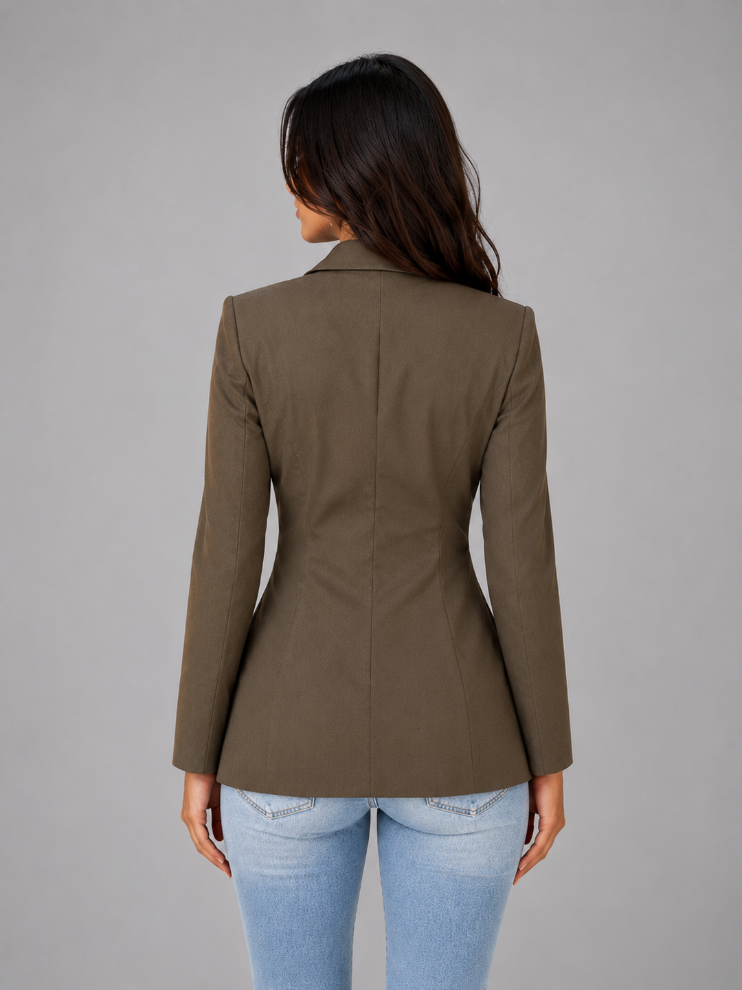 Women's Tailored Single Breasted Wool Blazer