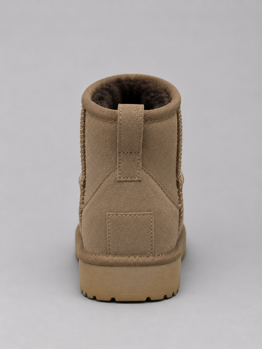 Women's Casual Suede Shearling Lined Ankle Boots