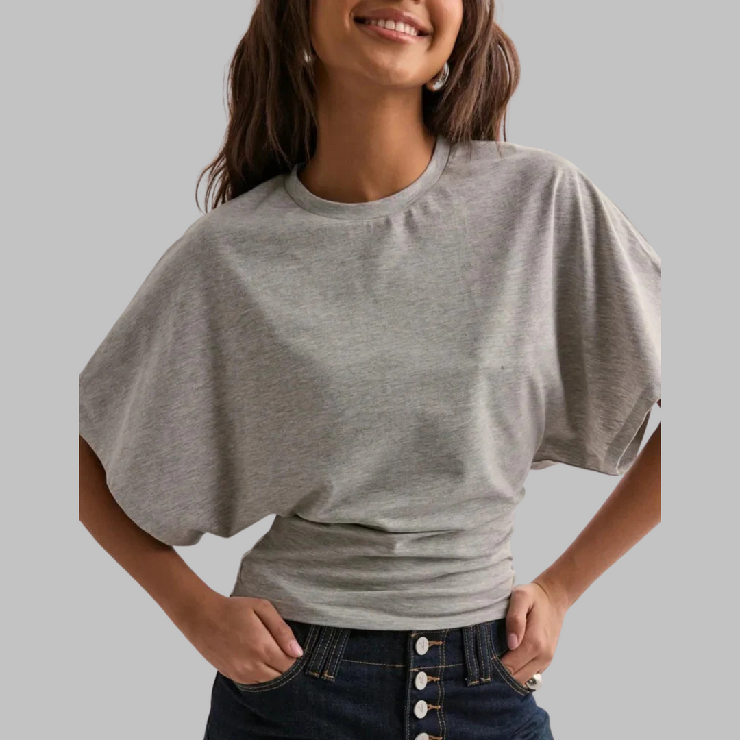 Womens Fitted T-Shirt Cotton Half Sleeve Round Neck