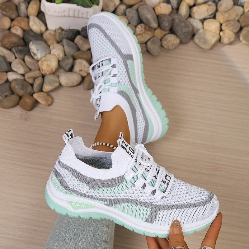 Womens Orthopedic Knit Running Sneakers Lightweight Breathable