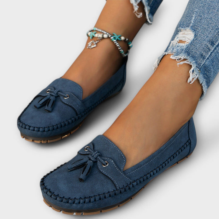 Womens Orthopedic Loafers Slip-On Comfortable Walking Shoes - Clovrio