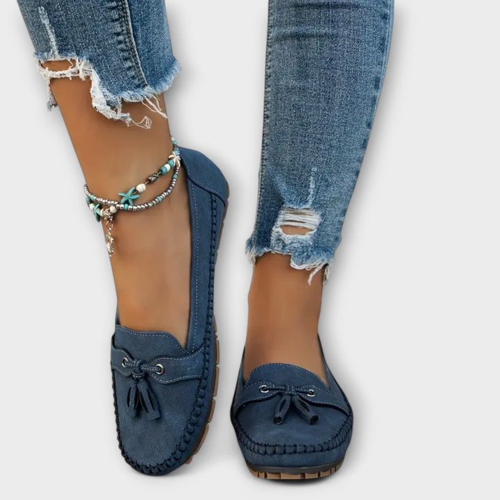 Womens Orthopedic Loafers Slip-On Comfortable Walking Shoes