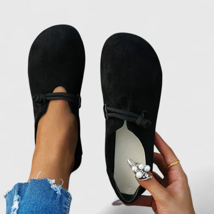 Womens Orthopedic Loafers Wide Fit Flat Shoes