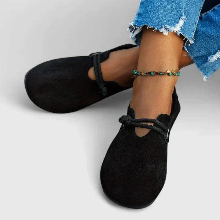 Womens Orthopedic Loafers Wide Fit Flat Shoes