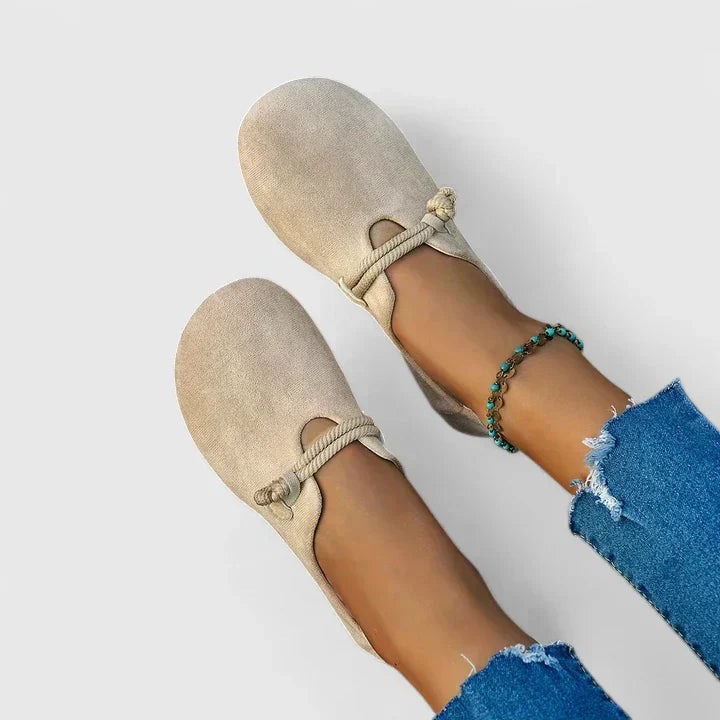 Womens Orthopedic Loafers Wide Fit Flat Shoes