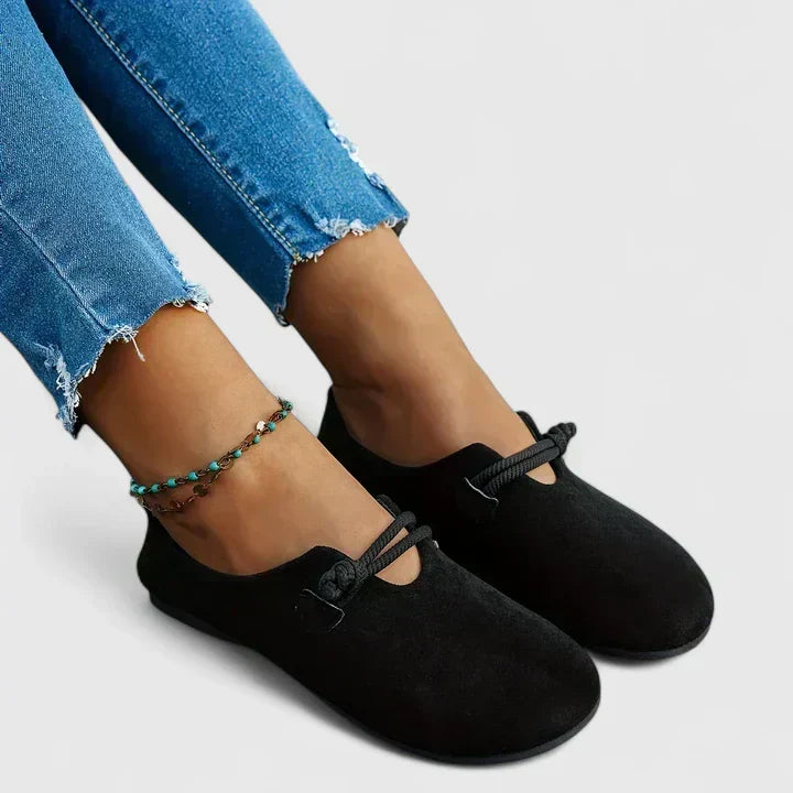 Womens Orthopedic Loafers Wide Fit Flat Shoes