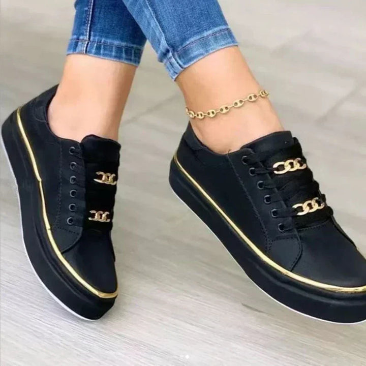 Womens Orthopedic Walking Sneakers Thick Sole - Clovrio