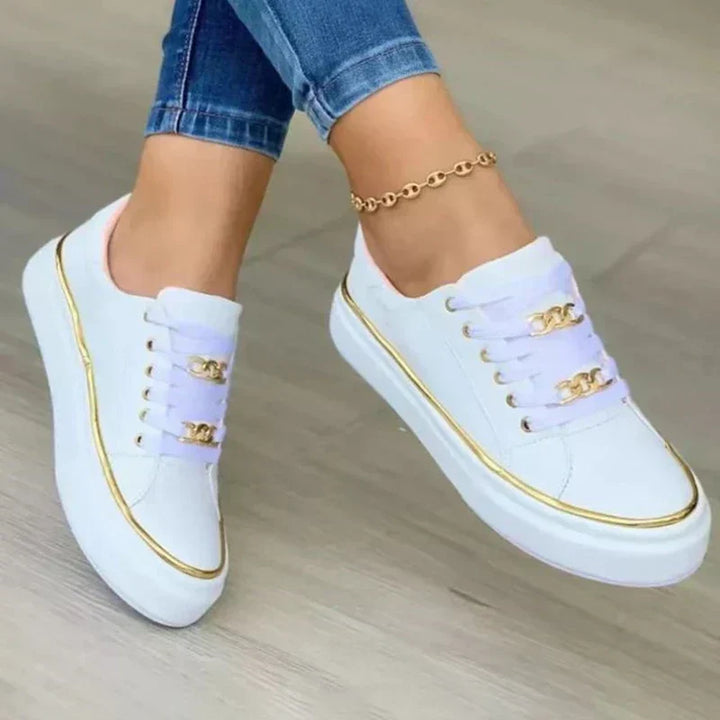 Womens Orthopedic Walking Sneakers Thick Sole