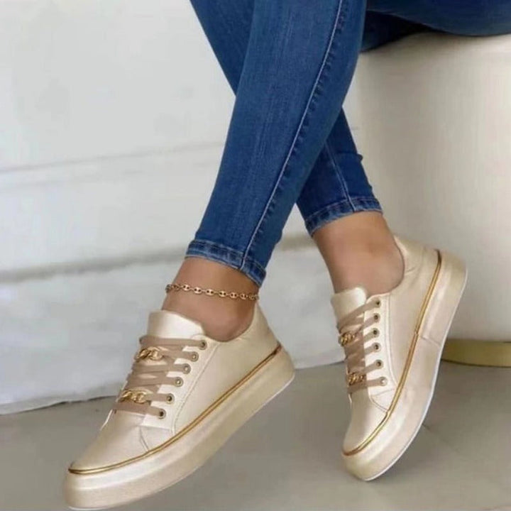 Womens Orthopedic Walking Sneakers Thick Sole