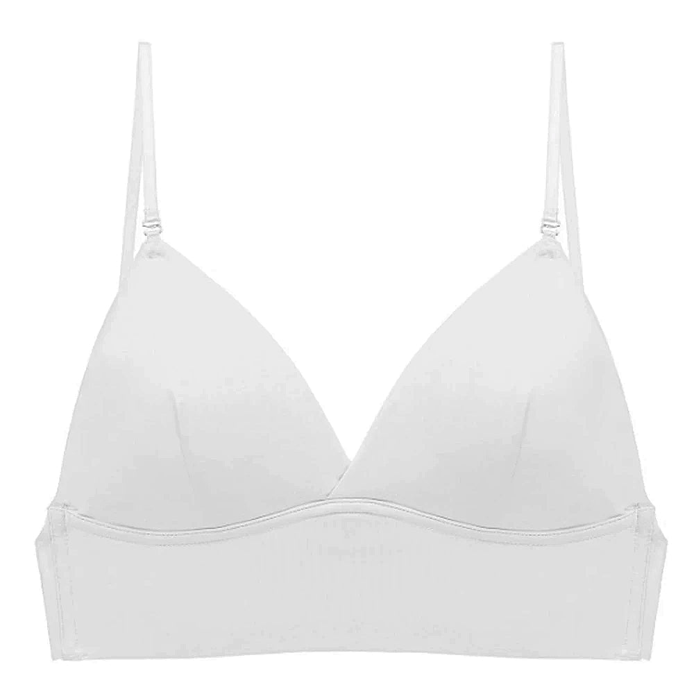 Womens Seamless Bra Longline Fit Low Back Straps