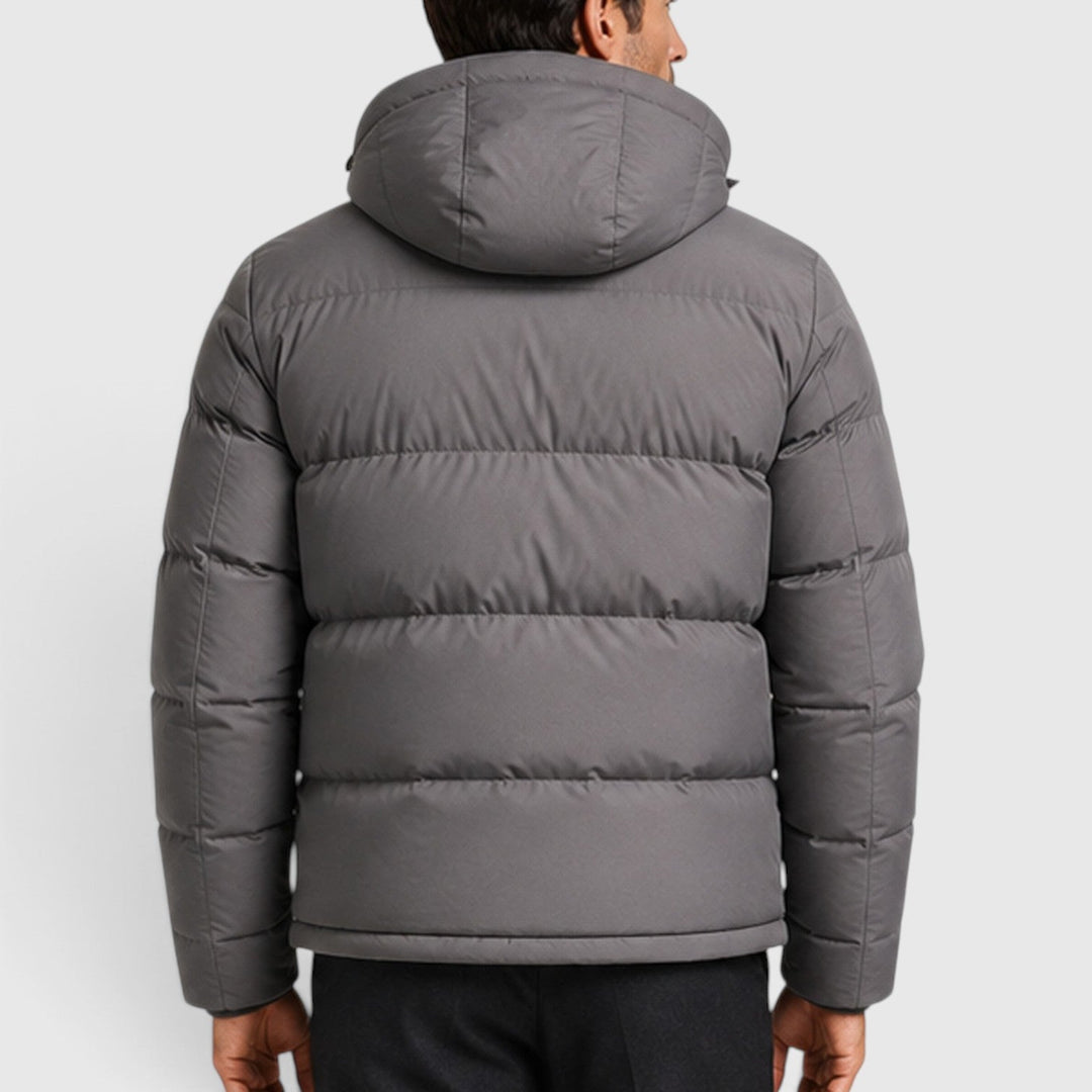 Men's Casual Lightweight Hooded Puffer Jacket