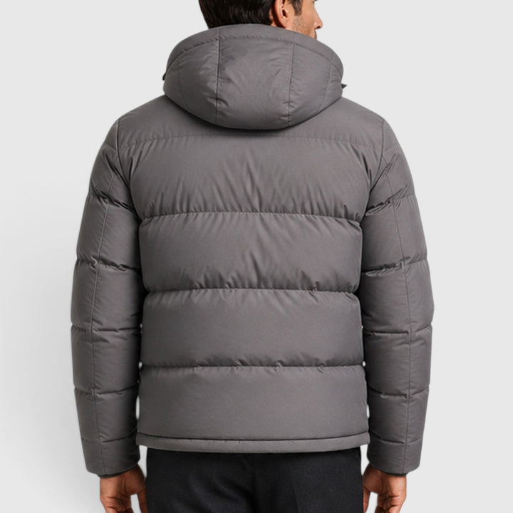 Men's Casual Lightweight Hooded Puffer Jacket