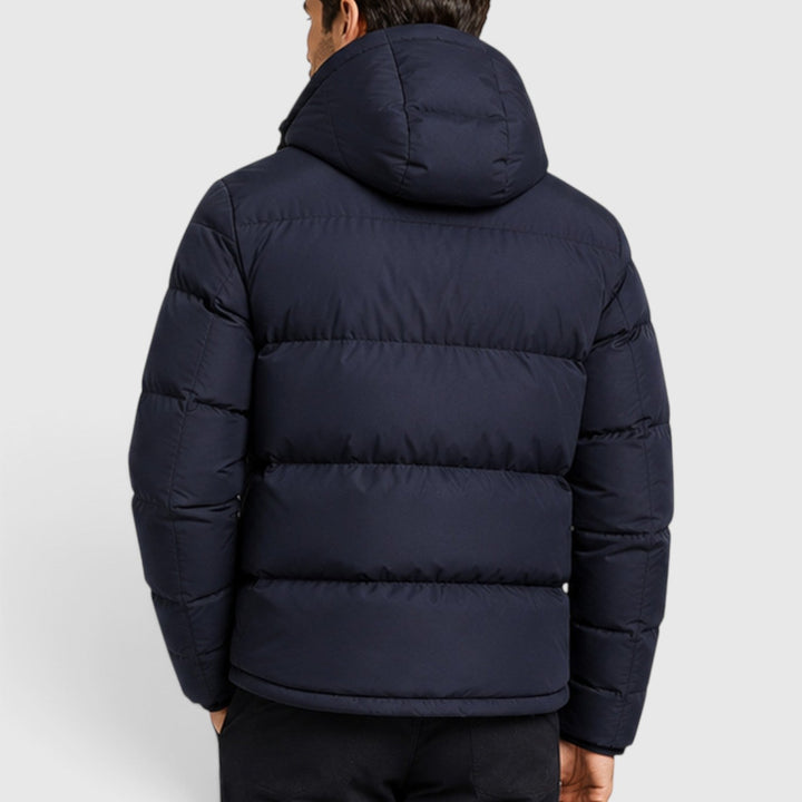 Men's Casual Lightweight Hooded Puffer Jacket