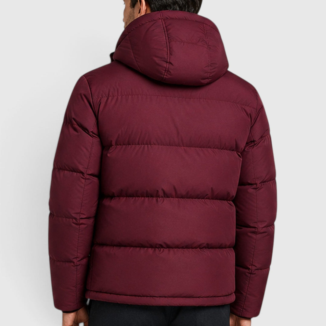 Men's Casual Lightweight Hooded Puffer Jacket