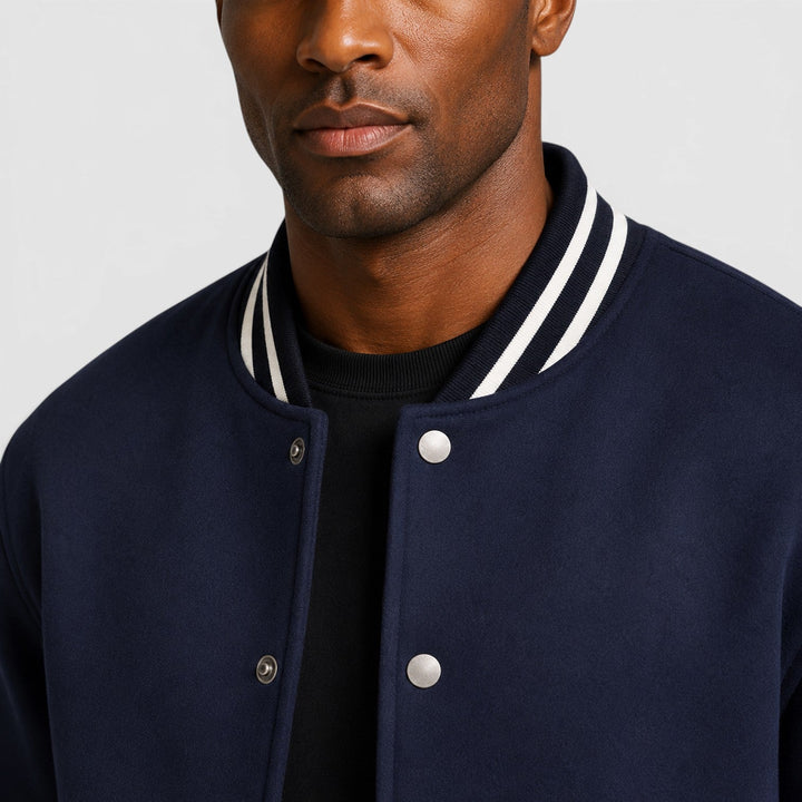 Men's Casual Lightweight Bomber Jacket and Trousers Set