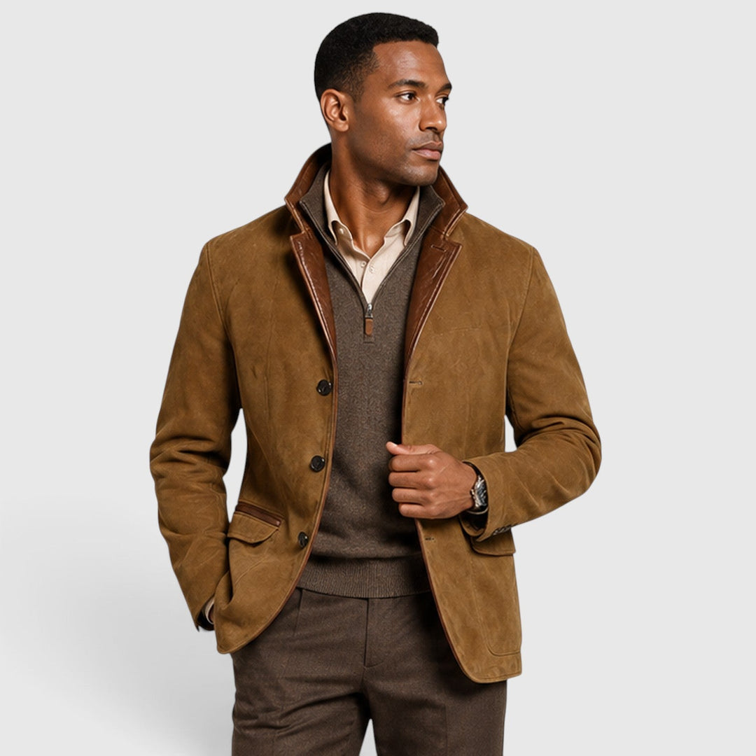 Men's Casual Cotton Blend Workwear Jacket