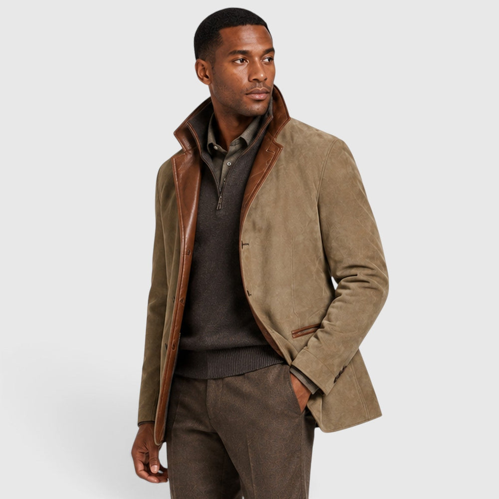 Men's Casual Cotton Blend Workwear Jacket