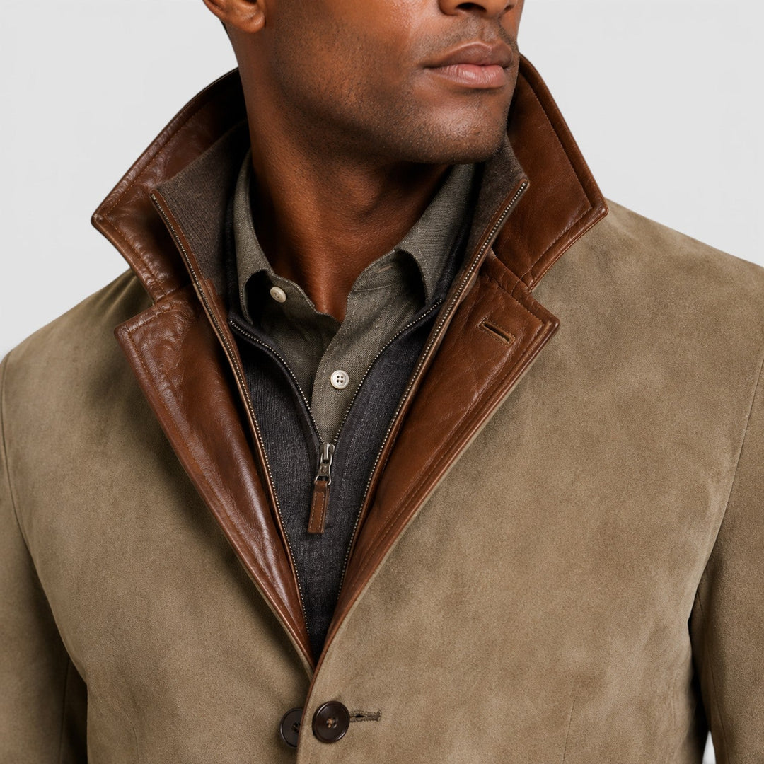 Men's Casual Cotton Blend Workwear Jacket