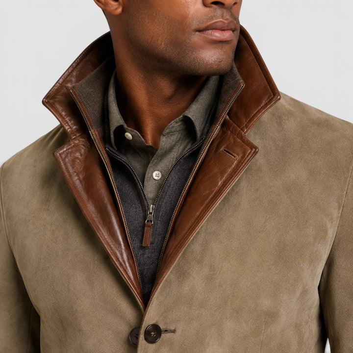 Men's Casual Cotton Blend Workwear Jacket