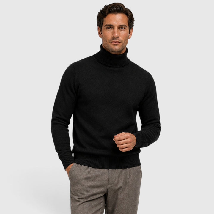 Men's Classic Cotton Turtleneck Sweater