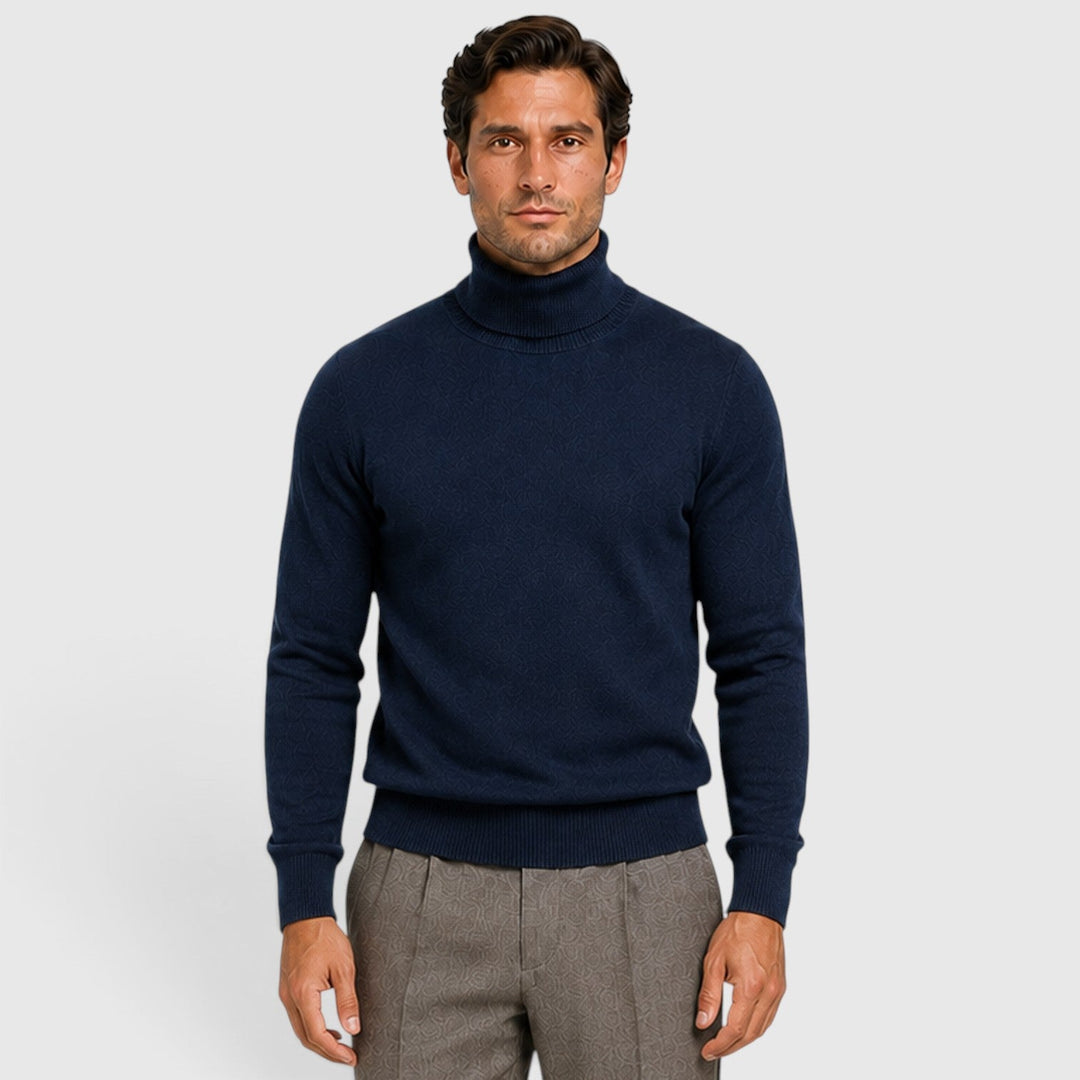 Men's Classic Cotton Turtleneck Sweater