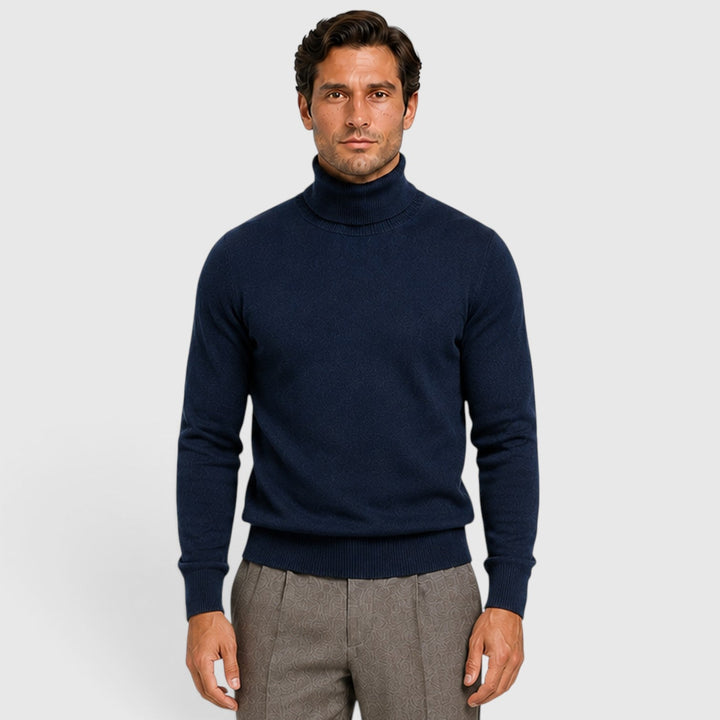 Men's Classic Cotton Turtleneck Sweater