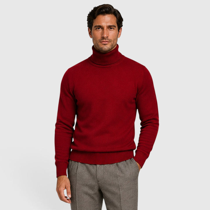 Men's Classic Cotton Turtleneck Sweater