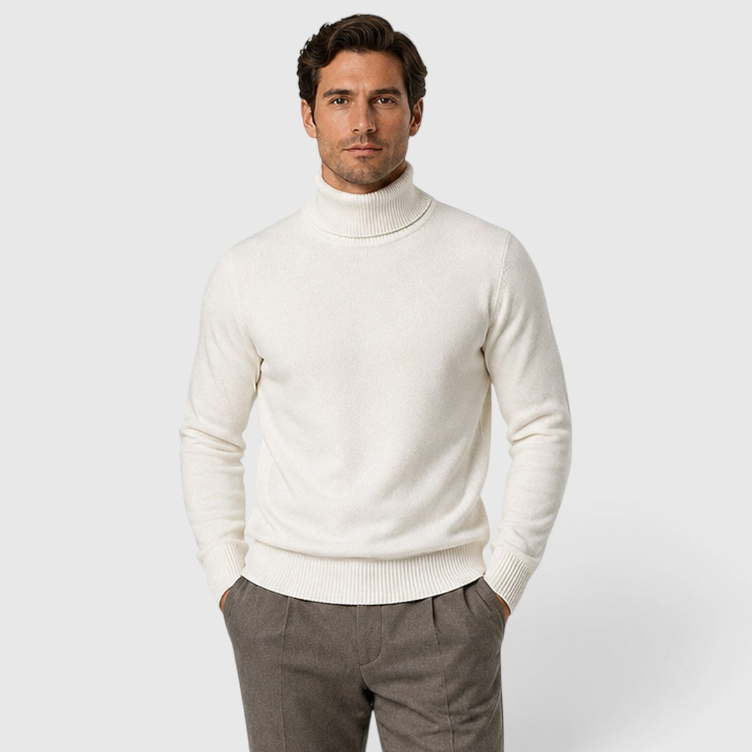 Men's Classic Cotton Turtleneck Sweater